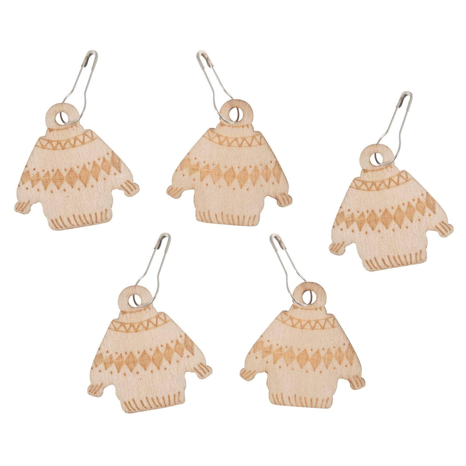 Wooden Stitch Markers - Image 2