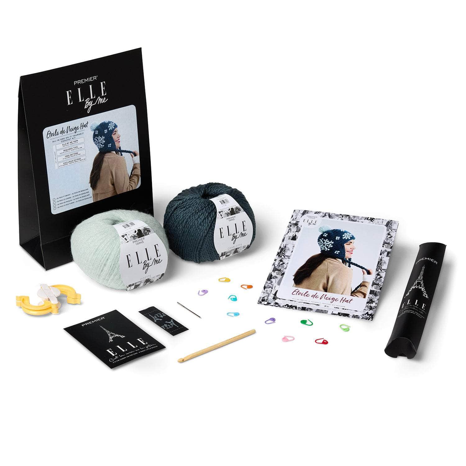 ELLE by Me Etoile de Neige Hat Crochet Kit - Image 5