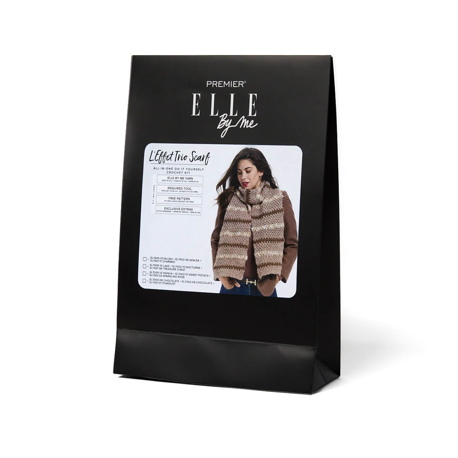 ELLE by Me L'Effet Trio Scarf Crochet Kit - Image 2